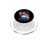 Sexy American Grown Luxemburgués Raíces Negro Mujeres PopSockets PopGrip para MagSafe