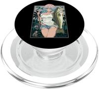 Sexy Anime Chica Japonés Pescador Chica Pesca Bajo PopSockets PopGrip para MagSafe