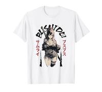 Sexy Anime Chica japonés Samurai Bushido Código japón Ninja Camiseta