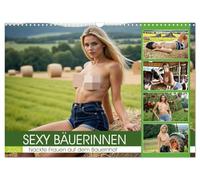 Sexy Bäuerinnen - Nackte Frauen auf dem Bauernhof (Wandkalender 2026 DIN A3 quer), CALVENDO Monatskalender: Nackte Frauen mit Brüsten auf dem ... Szenen im Stall, im Feld und vor dem Traktor.