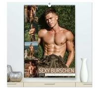 SEXY BURSCHEN - Bayerische Männer nackt in Lederhose (hochwertiger Premium Wandkalender 2026 DIN A2 hoch), Kunstdruck in Hochglanz: Erotischer ... durchtrainierten Body und ziehen dabei blank