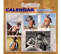 Sexy Cowboy Calendar 2026- 2027: 18 Month Planner To Keep You On Track from Sep 2026 to Dec 2027,Square 8.5 x 8.5 Inches Gift For Organizing & Planning