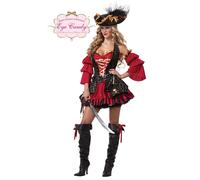 Sexy Español Pirata Disfraz Adulto L 10-12