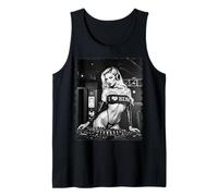 Sexy Girl EDM Shirt Hombre - Sexy Blonde DJ Rave en B&W Camiseta sin Mangas
