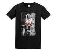 Sexy Inked Girl On Bike Unisex T-Shirt Mens Black Men Tees S