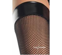 LEG AVENUE HOSIERY MEDIAS DE RED & VINILO NEGROS