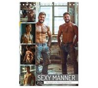 SEXY MÄNNER - Muskeln im Männerkalender (Tischkalender 2026 DIN A5 hoch), CALVENDO Monatskalender: Nackte, muskulöse Männer, ein erotischer Kalender voller sinnlicher Kraft und Männlichkeit