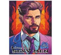 Sexy Men in Suits Coloring Book