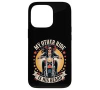 Sexy Motocicleta Mujer Jinete Biker Babe Otro Paseo Su Barba Carcasa para iPhone 13 Pro