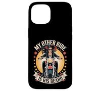 Sexy Motocicleta Mujer Jinete Biker Babe Otro Paseo Su Barba Carcasa para iPhone 15