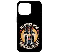 Sexy Motocicleta Mujer Jinete Biker Babe Otro Paseo Su Barba Carcasa para iPhone 16 Pro