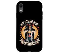 Sexy Motocicleta Mujer Jinete Biker Babe Otro Paseo Su Barba Carcasa para iPhone XR