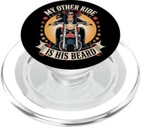 Sexy Motocicleta Mujer Jinete Biker Babe Otro Paseo Su Barba PopSockets PopGrip para MagSafe