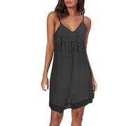 Sexy Strapless Midi Dress with Lace Trim for Women in Solid Colour(L)