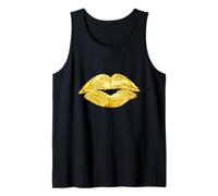 Sexy Women Graphic Lips, Women Illustration Graphic Lips Camiseta sin Mangas