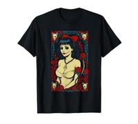 Sexy Zombie Pin-up Chica Vintage Gótico Oculto Camiseta