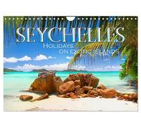 Seychelles, Holidays on Exotic Islands (Wall Calendar 2026 DIN A4 landscape), CALVENDO 12 Month Wall Calendar: Explore beautiful tropical coral ... visit this incredible tourist spot as well.