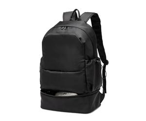 seyfocnia Mochila de gimnasio para hombre, mochila de viaje impermeable con compartimento para zapatos, bolsa deportiva ligera para gimnasio, Negro -, 55,88 cm, Viajes