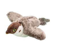 SEYIMTU Juguete de pájaro volador para gatos con alas batiendo y chirping, juguete interactivo de felpa recargable para gatos de interior, 3 modos de juego