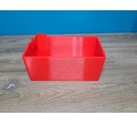 SEYLAB | Bandeja de residuos para sobrevertidos, compatible con BROTHER M343D/1034DX/1334DS, impresa en 3D en Francia Bandeja sobredesechadora (rojo)