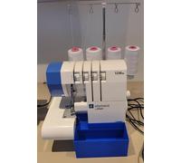 Seylab | Bandeja de residuos para sobrevertidos, compatible con LIDL PFAFF Element 1230 OL 1230-OL, impreso en 3D en Francia Bandeja sobredesechadora Bandeja de basura sobredesechadora (azul)