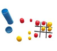 SEYLAB | Juego de mesa de bolsillo Morpion 3D Gobblers Gobblers Gobblers Tic Tac Toe, impreso en 3D en Francia (Gris)