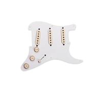 Seymour Duncan 11024-04 Antigüedad prealambrado cargado Pickguard para la guitarra del comienzo - Blanco
