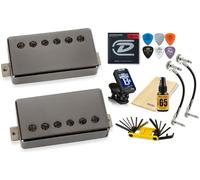 Seymour Duncan APH-2 Alnico II Pro Slash Humbucker Pickup Set w/Tonebird Bundle 11104-08 (cubierta de níquel negro)
