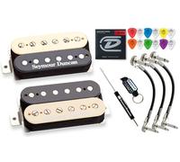 Seymour Duncan Hot Rodded Humbucker Set SH-2n Jazz SH-4 JB Guitar Pickup Tonebird Bundle perfecto para blues, rock, country y metal (cebra)