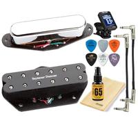 Seymour Duncan Little 59 - Juego de pastillas para Telecaster No Hum 11208-33 con Tonebird Care, púas y cable de conexión, fabricado en Estados Unidos