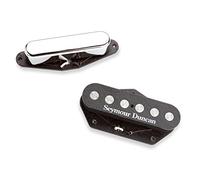 Seymour Duncan Micro STS-3 cuarto de libra tele, kit, negro | Pastilla de repuesto directo, se adapta a soportes de pastilla estándar, para actualizaciones y reparaciones de tono