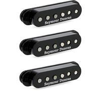 Seymour Duncan SSL-52 Five-Two Strat - Juego de pastillas de bobina única de 3 piezas, color negro