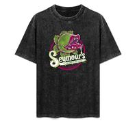 Seymours Organic Plant Food Little Shop of Horrors 1980's Cult Movie Mens T-Shirt Black Unisex tee XXL