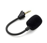 SEYUGOPTI Micrófono de juego de repuesto para Kingston HyperX Cloud Alpha Cloud Alpha S, micrófono con cancelación de ruido con parabrisas de espuma para una comunicación clara en el juego, enchufe de