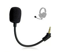 SEYUGOPTI Micrófonos de juego de repuesto para auriculares Revolver/Revolver S PS4 PS5 para computadora y PC, micrófono con cancelación de ruido con parabrisas de espuma para una comunicación clara en