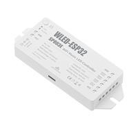 SEZO ESP32 WLED Controlador LED DC5V-24V SP803E WiFi Controller Music Model | Con MIC, USB Type-C Download, para direccionable SPI RGB WS2812 RGBW RGBCCT con IC y PWM Dim CCT RGB LED tiras
