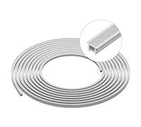 SEZO Perfil LED de silicona T1212 1M LED Neón sin manchas para tiras Flexibles de 7mm IP67 resistente al agua 12 x 12mm iluminación a 120° (tira LED no incluida)