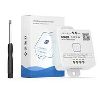 SEZO SP637E CCT Music Bluetooth SPI LED Controller Dynamisch wit lichtteffect voor FCOB IC LED Strip Werk kompatibel RC1 Touch Panel/RB1 RF Remote/APP Control DC5V-24V