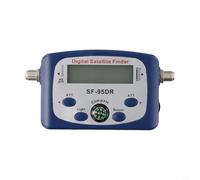 SF 95DR LCD digital para buscador de satélites y medidor de intensidad de señal con plato integrado para fácil detección y ajuste de señal de TV por satélite