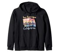 SF Bay Bridge Área de la Bahía de San Francisco Ciudad California CA Sudadera con Capucha
