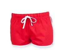 SF Clothing Mujer Retro Entrenamiento Ejercicio Fitness Cotton SPORTS Shorts