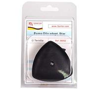 SF SANFOR Olla Adaptable a magefesa Star con Tornillo | Negro | Blister Compatible pomo Triangular para ollas de presion | 7 x 7 x 3 cm