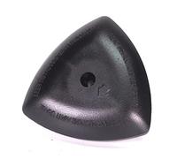 SF SANFOR Pomo para Olla Adaptable a Magefesa Star13 Incluye Tornillo Negro Blister Compatible Pomo Triangular para Ollas de Presion 7 x 7 x 3 cm, 88044