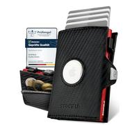 SF SCOFIELD Airtag Wallet Hombre | Airtag Monedero RFID - Protección | Monedero para 9-10 tarjetas | Monedero para hombre | Cartera | Tarjetero para Apple Air Tag | Monederos para hombres pequeños