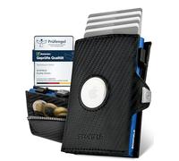 SF SCOFIELD Airtag Wallet Hombre | Airtag Monedero RFID - Protección | Monedero para 9-10 tarjetas | Monedero para hombre | Cartera | Tarjetero para Apple Air Tag | Monederos para hombres pequeños