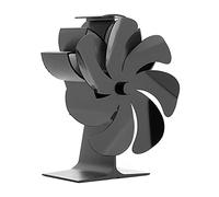 SF510G Ventilador de estufa accionado por calor para hogar Chimenea de leña para regalo ideal para hogar Familia Amigos Guerra de invierno Ventilador de estufa de leña Soplador Accionado por No