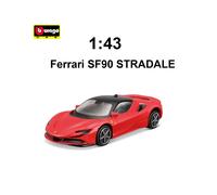 (SF90 STRADALE) 1:43 Ferrari coche en miniatura de aleaci?n Ferrari modelo de coche de Metal veh?culos fundidos