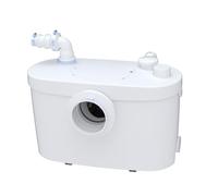 SFA 0015UP SANI PRO XR UP - Bomba de elevación, perfecta para la instalación de un cuarto de baño, evacúa aguas residuales y válvulas hasta 5 verticalmente o 100 metros horizontalmente, color blanco