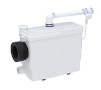 SFA 0017UP - Bomba de elevación SanipACK Pro UP | es el único triturador que se acopla completamente en una pared y en el interior de todos los edificios de soporte comercial, color blanco