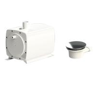SFA 268487 Sanifloor+ 3-Sistema Elevador (Bomba de succión y sifón) -Potencia 30 l/min, Altura de extracción 1 m, para duchas extraplanas, 220 V, Blanco
